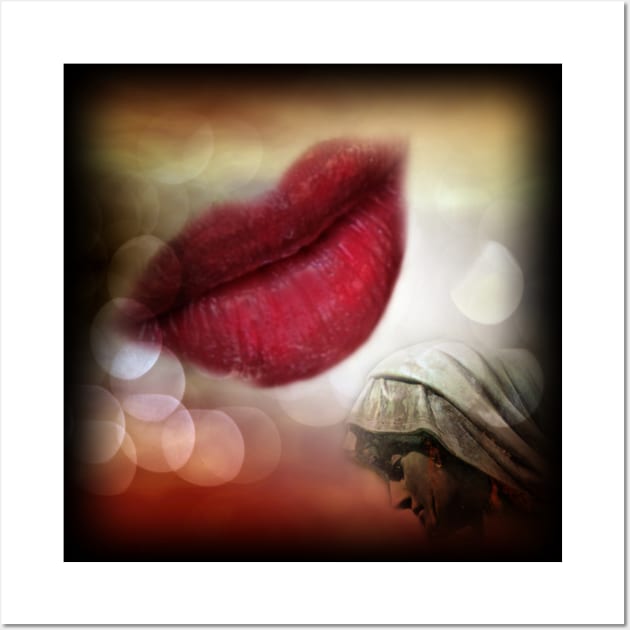 red lips Wall Art by issabild